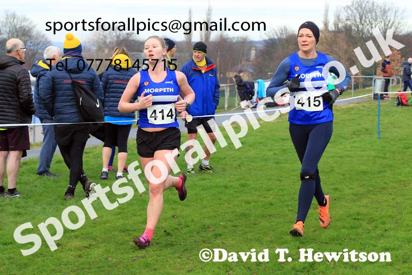Senior Women and Masters Womens 2022 Birtley Cross Country Relays. Photo: David T. Hewitson/Sports for All Pics